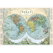 Cavallini & Co poster - The World In Hemispheres