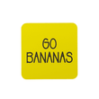 Gekkiggeit - Koelkastmagneet Go bananas